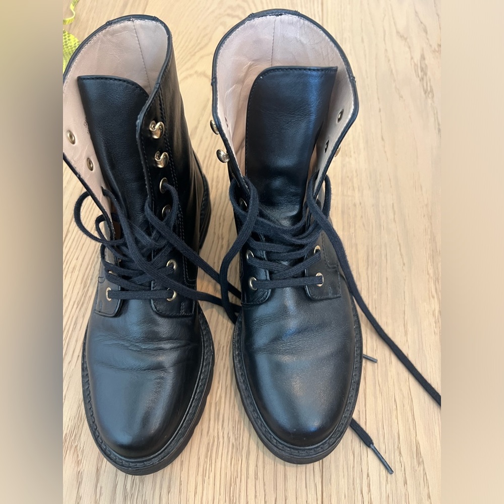 Stuart Weitzman Combat Boots